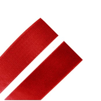 Velcro 50mm Rojo