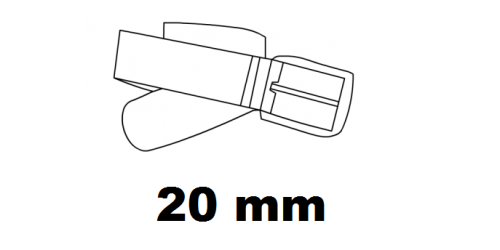Hebillas de cinturón para correas de 20mm