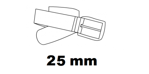 Hebillas de cinturón para correas de 25mm