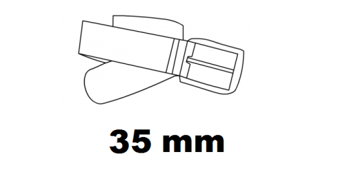 Hebillas de cinturón para correas de 35mm